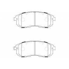 WBP24280A WAGNER LOCKHEED Комплект тормозных колодок, дисковый тормоз