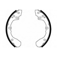 GS8205 TRW Комплект тормозных колодок