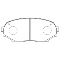 PN-5253 JNBK Колодки тормозные