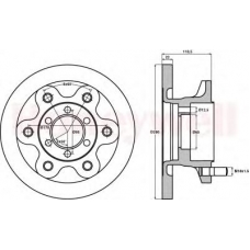562467B BENDIX Тормозной диск
