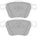 FQT1631 FERODO Комплект тормозных колодок, дисковый тормоз