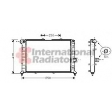 60732079 SCHLIECKMANN Радиатор, охлаждение двигателя