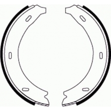 07320 KAWE Комплект тормозных колодок, стояночная тормозная с