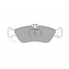 025 215 9218 MEYLE Комплект тормозных колодок, дисковый тормоз