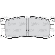 598846 VALEO Комплект тормозных колодок, дисковый тормоз
