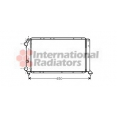 73002017 VAN WEZEL Радиатор, охлаждение двигателя