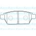 BP-4568 KAVO PARTS Комплект тормозных колодок, дисковый тормоз