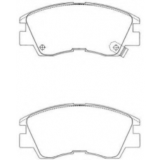 ASN-189 AISIN Комплект тормозных колодок, дисковый тормоз