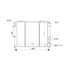 QER1564 QUINTON HAZELL Радиатор, охлаждение двигателя