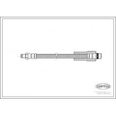 19018682 CORTECO Тормозной шланг
