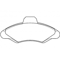 21171 180  0 4 T403 TEXTAR Колодки тормозные