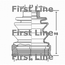 FCB2617 FIRST LINE Пыльник, приводной вал