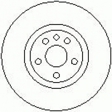 6658 10 KAWE Тормозной диск