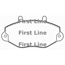 FBP1150 FIRST LINE Комплект тормозных колодок, дисковый тормоз