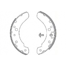 31331 SPIDAN Комплект тормозных колодок