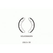 6.118 PEX Комплект тормозных колодок