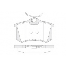 1850.0058175 KSM-KOSHIMO Комплект тормозных колодок, дисковый тормоз