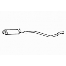 615258 FONOS Средний глушитель выхлопных газов