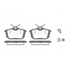 P7053.02 WOKING Комплект тормозных колодок, дисковый тормоз