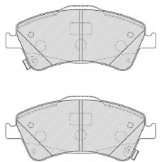 FDB4047 FERODO Комплект тормозных колодок, дисковый тормоз