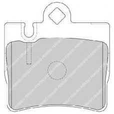 FQT1427 FERODO Комплект тормозных колодок, дисковый тормоз