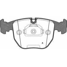 BPA0596.10 OPEN PARTS Комплект тормозных колодок, дисковый тормоз