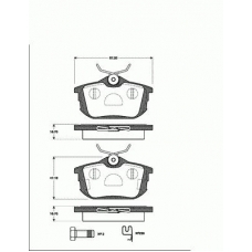 1501223022 S.b.s. Комплект тормозных колодок, дисковый тормоз