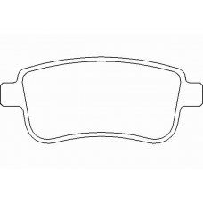 P 68 041 BREMBO Комплект тормозных колодок, дисковый тормоз