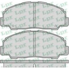05P1082 LPR Комплект тормозных колодок, дисковый тормоз