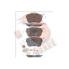 RB1923 R BRAKE Комплект тормозных колодок, дисковый тормоз