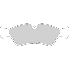 FD6277N NECTO Комплект тормозных колодок, дисковый тормоз