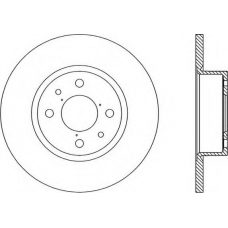 BDR1135.10 OPEN PARTS Тормозной диск