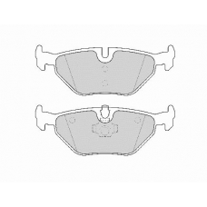 FD6839A NECTO Комплект тормозных колодок, дисковый тормоз