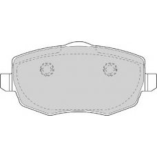 DBP231581 DURON Комплект тормозных колодок, дисковый тормоз