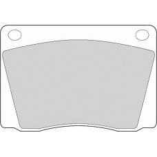 FD244A NECTO Комплект тормозных колодок, дисковый тормоз