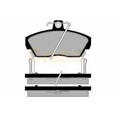 PA538 BRAKE ENGINEERING Комплект тормозных колодок, дисковый тормоз