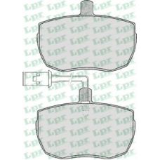 05P590 LPR Комплект тормозных колодок, дисковый тормоз