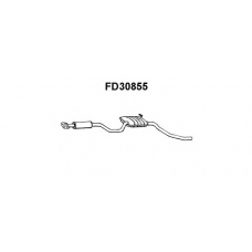 FD30855 VENEPORTE Средний глушитель выхлопных газов