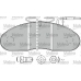541652 VALEO Комплект тормозных колодок, дисковый тормоз