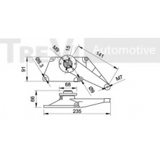 RPK692886 RPK Натяжная планка, поликлиновой ремень