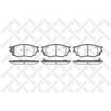 811 022-SX STELLOX Комплект тормозных колодок, дисковый тормоз