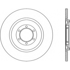 BDR1002.10 OPEN PARTS Тормозной диск