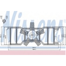 85630 NISSENS Вентилятор, охлаждение двигателя