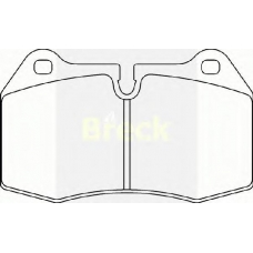 21471 00 BRECK Комплект тормозных колодок, дисковый тормоз