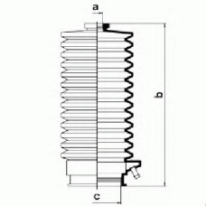QG1038 QUINTON HAZELL Комплект пылника, рулевое управление