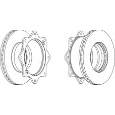 FCR142A FERODO Тормозной диск