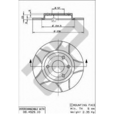 X 14128 AP Тормозной диск