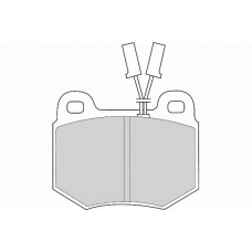 FD6247A NECTO Комплект тормозных колодок, дисковый тормоз