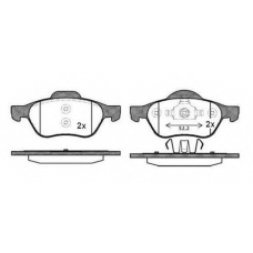823.1 RAICAM Комплект тормозных колодок, дисковый тормоз