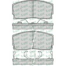 05P055 LPR Комплект тормозных колодок, дисковый тормоз